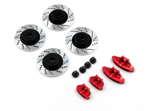 XPTS-008RD Yeah Racing Aluminum Wheel Hub Brake Disc Set for Xpress XM1 XM1S AM1 AM1S FM1S