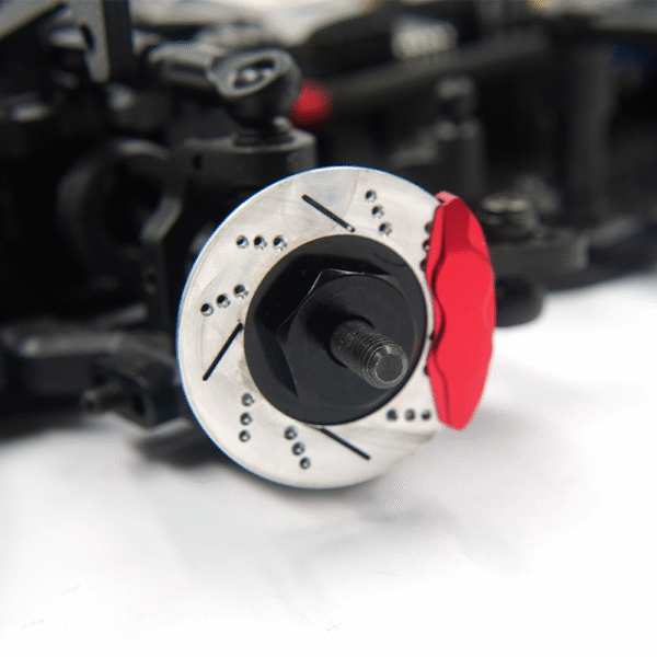 XPTS-008RD Yeah Racing Aluminum Wheel Hub Brake Disc Set for Xpress XM1 XM1S AM1 AM1S FM1S - Image 3