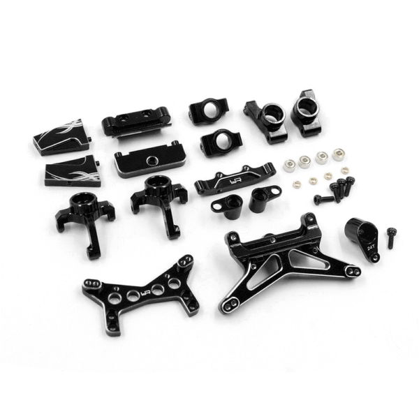 LSMB-S01BK Yeah Racing Aluminum Essential Conversion Kit For Losi 1/24 Micro-B 2WD Buggy / 1/28 Micro-T Truck
