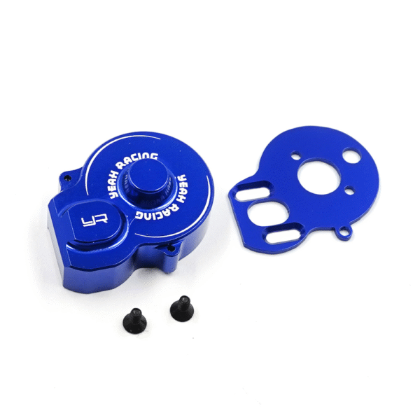 LSMB-010DB Yeah Racing Aluminum Motor Plate w/Cover For Losi 1/24 Micro-B 2WD Buggy / 1/28 Micro-T Truck