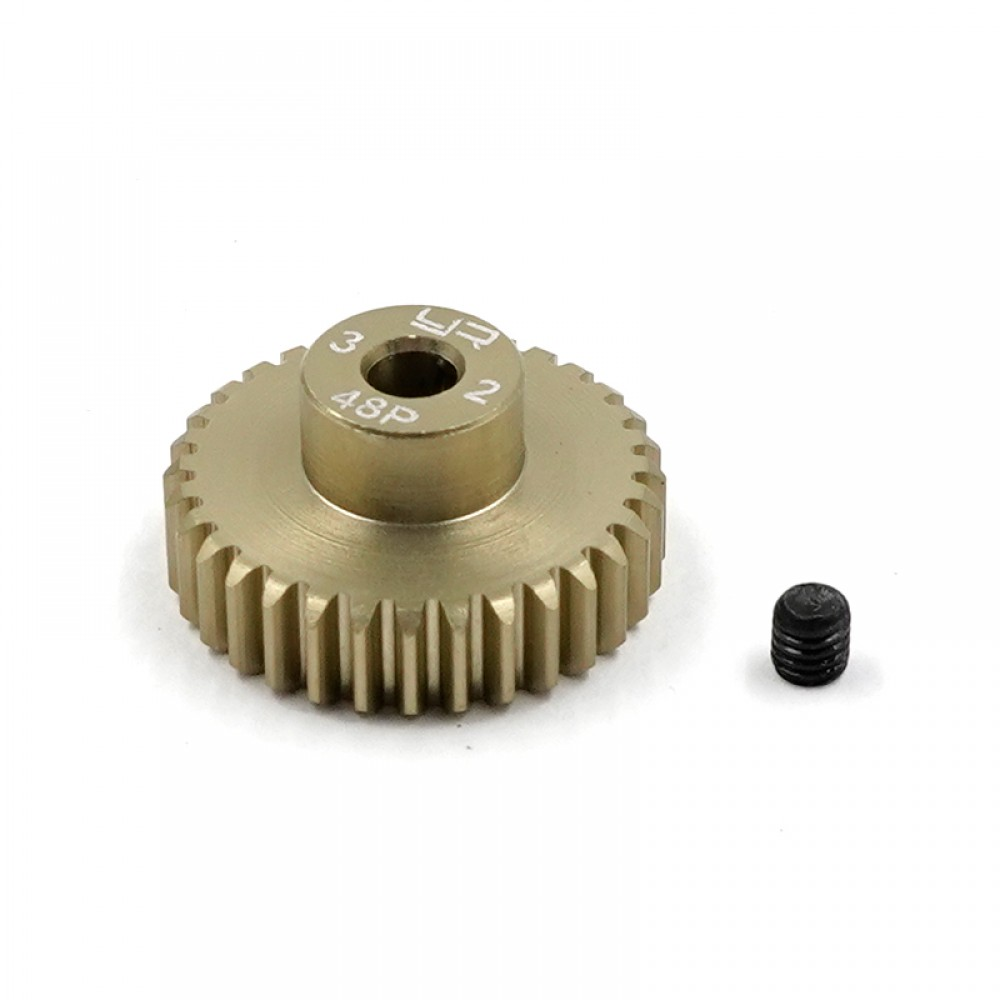 MG-48032 Yeah Racing Aluminum 7075 Hard Coated Motor Gear/Pinions 48P 32T