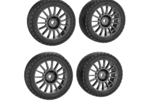 RZ087 Assembled Wheel Set For XTS-F10 RC Rally Car Black