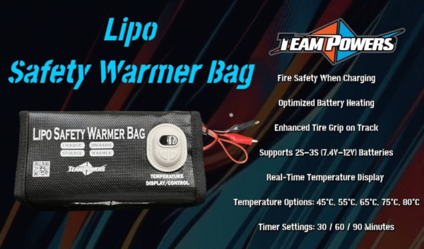 TP-LSWB Team Power Lipo Safety Warmer Bag