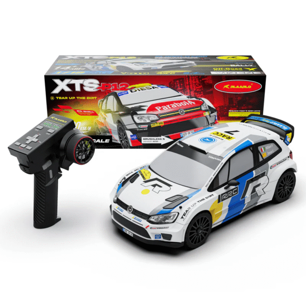 XTS-P12W Rlaarlo Metal RTR 1:12 Scale Brushless Rally  Car, XTS-P12, White
