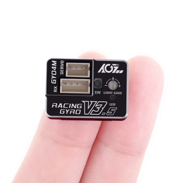 AGFRC GY04M V3.5 Black Color PWM Follow CNC 2S Steering Gyro For Mini Z / Drift Racing Cars - Image 4