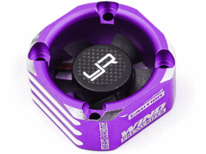 YA-0576PP Yeah Racing Aluminum Case 30mm Booster Cooling Fan Purple