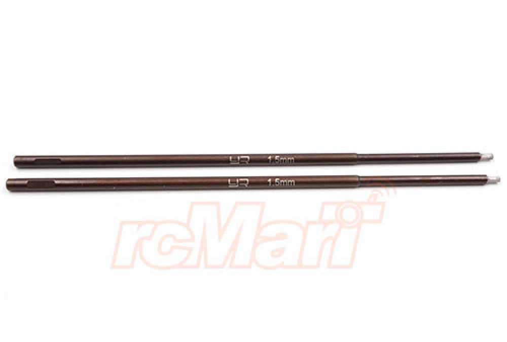 YT-0163 Yeah Racing Spring Steel Allen Wrench Replacement Tip 1.5mm X 120mm 2 pcs