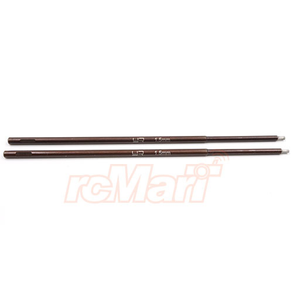 YT-0163 Yeah Racing Spring Steel Allen Wrench Replacement Tip 1.5mm X 120mm 2 pcs