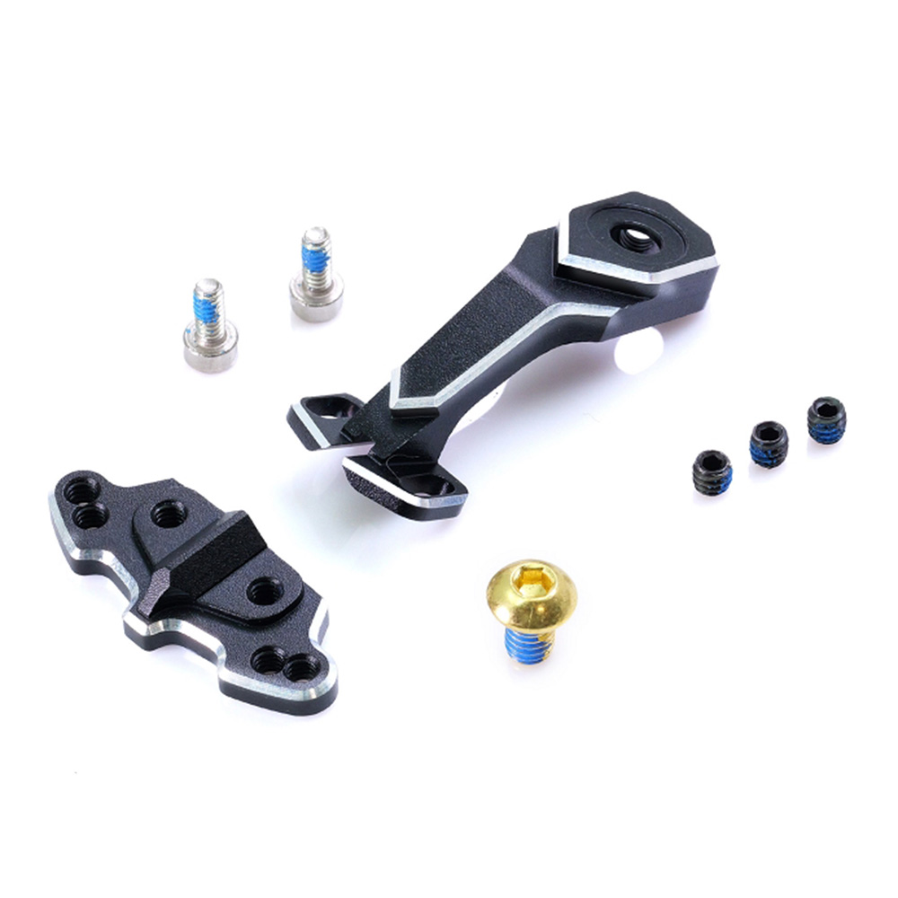98701 Drift Art DVF Dual Vector Foil 3D Steering System Aluminum Servo Arm Set Black For DA4 DA3 DA2