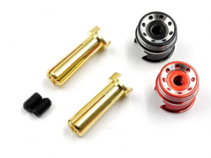 WPT-0160 Yeah Racing Aluminum Grips 5mm Bullet Plug