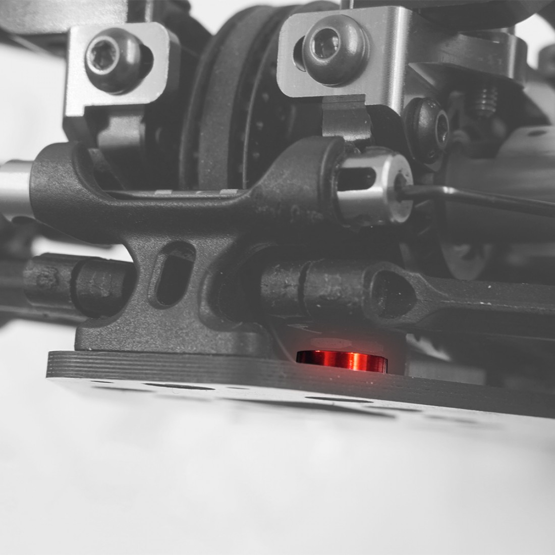 YA-0731BK Yeah Racing Aluminium M3 X 8mm Flat Washer 0.5 / 1 / 1.5 / 2 / 2.5 4pcs each - Image 2