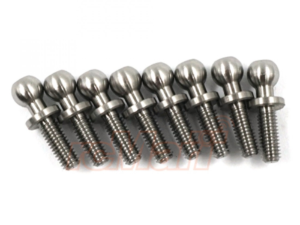 YA-0609 Yeah Racing High Precision 64 Titanium Ball Stud 4.8mm x 8mm 8pcs