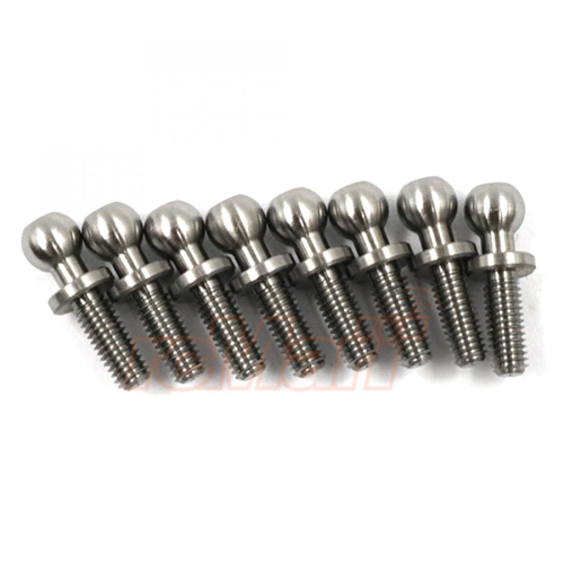 YA-0609 Yeah Racing High Precision 64 Titanium Ball Stud 4.8mm x 8mm 8pcs