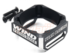 YA-0559BK Yeah Racing Wind Pressurizer Aluminum 30mm Cooling Fan Booster Type A Black