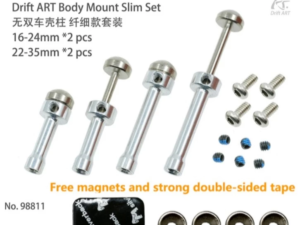 DriftART 98811 Body Mount Slim Set 16-24mm 2 pcs 22-35 2 Pcs For DA4/DA3/DA2