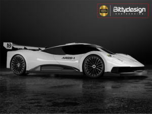 BDMZ-AS1 Bittydesign ARES-1 Clear Body Set For 1/28 Mini-Z