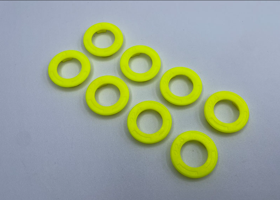 RX608Y Reflex Racing Speed Dish Side Wall Plate Set (22.40,22.60,22.80,23.00) - Yellow