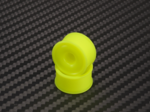 MA4089R0 PN Racing Mini-Z AWD Machine Delrin Cut Yellow Formula 11x20mm Flanged Wheel R0