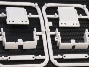 600521W PN Racing Body Mounting Kit Set White For PNR Concept C9 Body