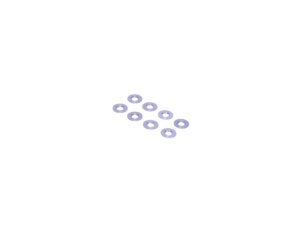 U9517 Alloy Grey Wishbone Spacer 0.5mm - Mi10 (pk8)
