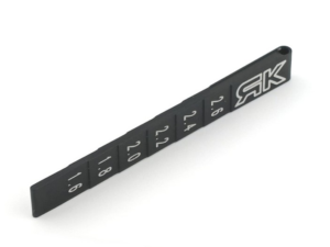MRK-4080 Marka 1:28 Mini-Z Car Ride Height Gauge 1.5 to 2.6 mm