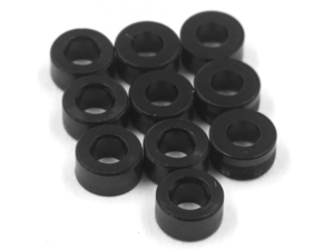 YA-0756BK Yeah Racing Aluminium M2 X 4mm Flat Washer 2.0mm 10pcs