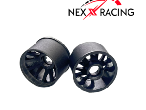 NXUSA-EVO-R14B Nexx Racing “JUD” threaded carbon-fiber reinforced EVO Flanged Rear Wheels (2) pcs for Mini-Z - 14mm