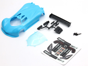 RAW-001-EB Reflex Racing MF-1 ABS Plastic Body Set (Electric Blue)