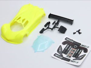 RAW-001-NY Reflex Racing MF-1 ABS Plastic Body Set (Neon Yellow)