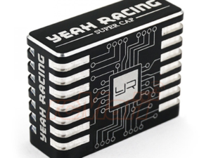 YE-0027BK Yeah Racing Aluminum Case Hyper Booster Capacitor 9V For RC Car Black